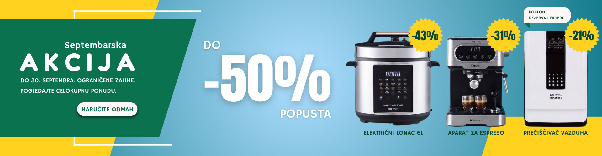Akcija Popusti Septembar 2026. - Fagor.RS Akcija Popusti Septembar 2026. - Fagor.RS