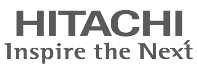 HITACHI korporativni logo sivi