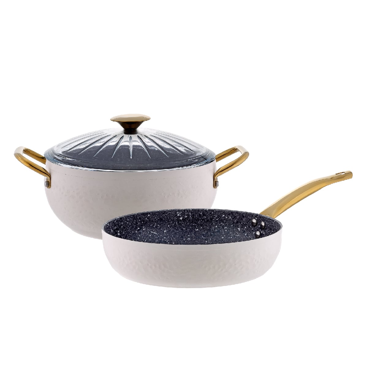 Granitni set posuđa 3/1 - PASHA WHITE