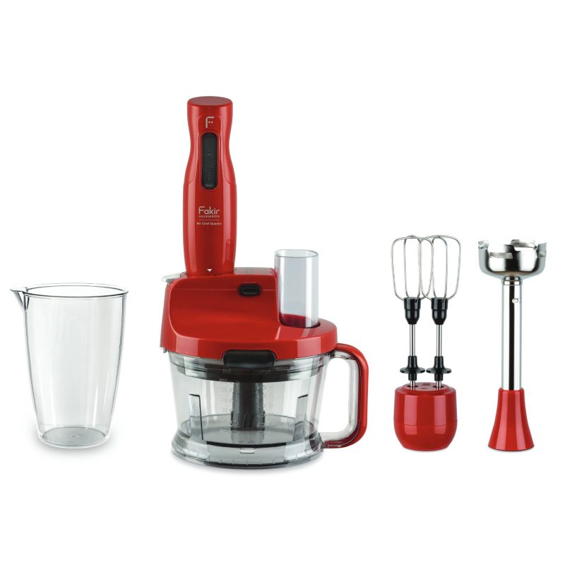 Fakir set za blendiranje - MR CHEF QUADRO (crveni)