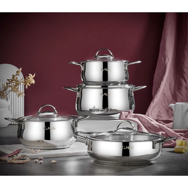 Silver set posuđa od INOX-a 8/1 - 1023