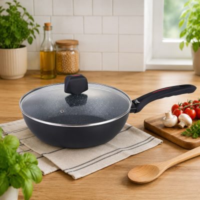 Olive Garden tiganj sa poklopcem 28x7 cm - OGB-28 BLACK