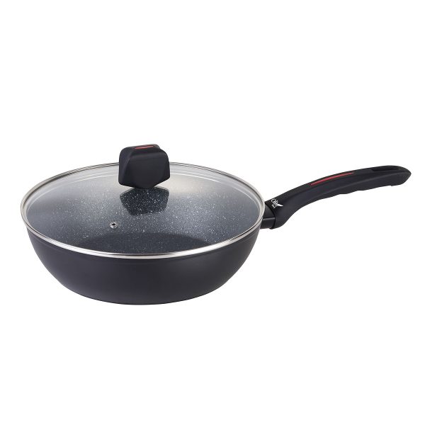 Olive Garden tiganj sa poklopcem 28 cm - OGB-28 BLACK