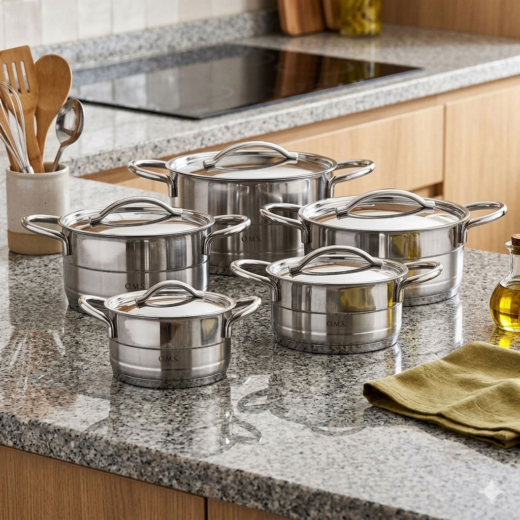 Masterchef - Set posuđa od INOX-a 10/1 - 1015