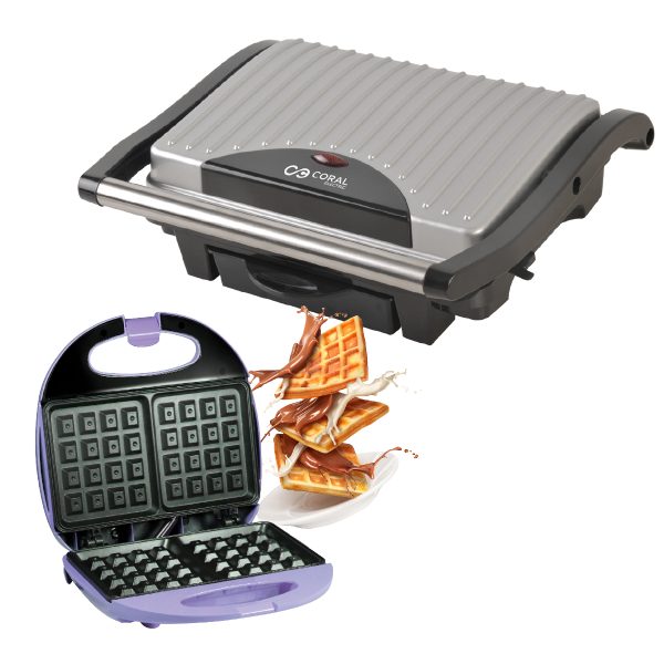 FRENCH GRILL griller + Aparat za vafle - FG-1000 + MW-800