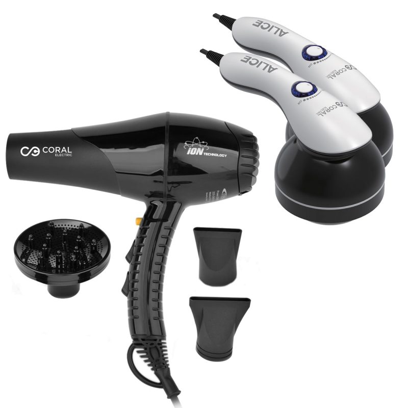 Profesionalni fen za kosu + 2x Masažer - VF-2000 PRO CARE + MN-1000 Alice