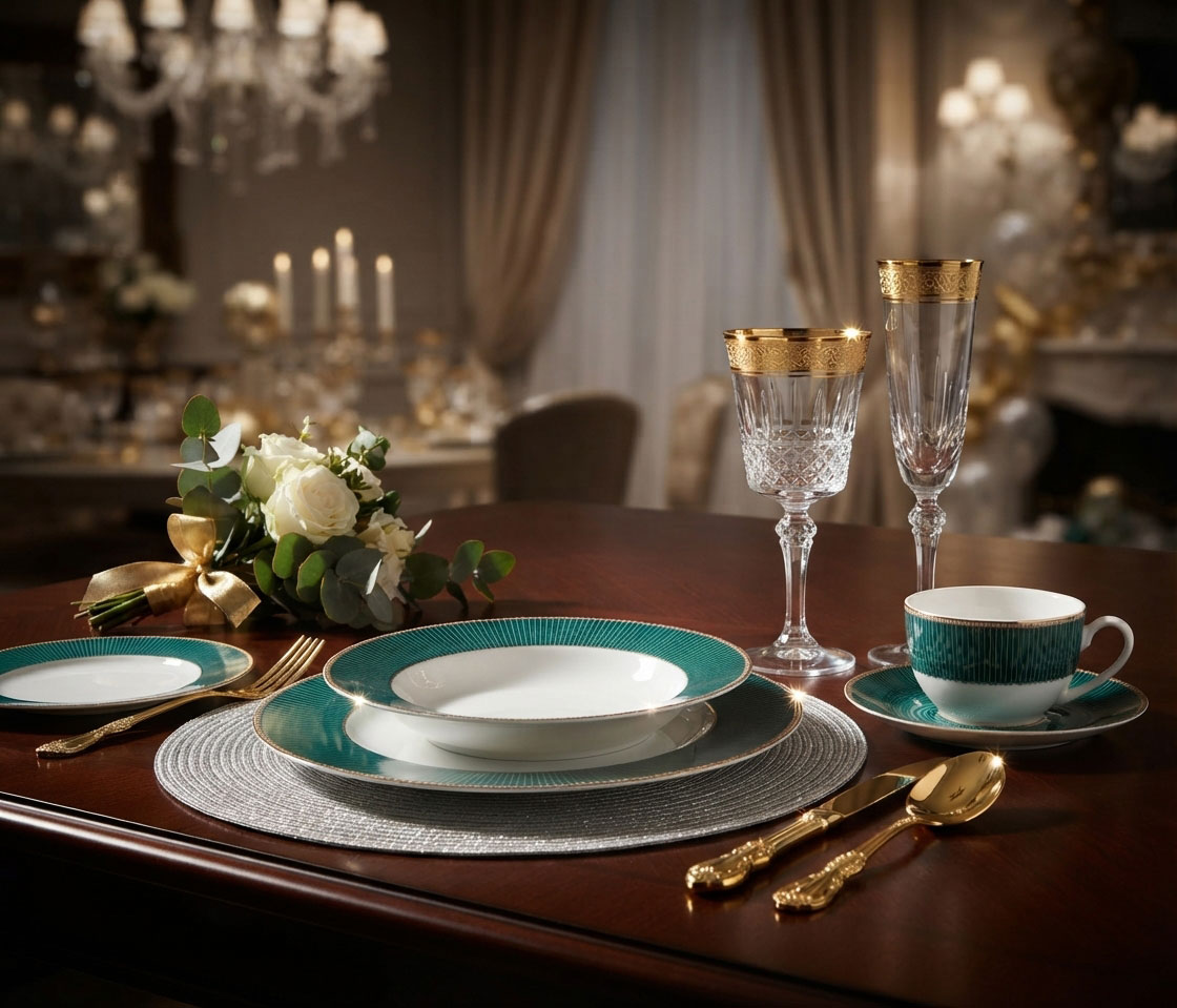 SMARAGD porcelanski servis za ručavanje 30/1 – 2245